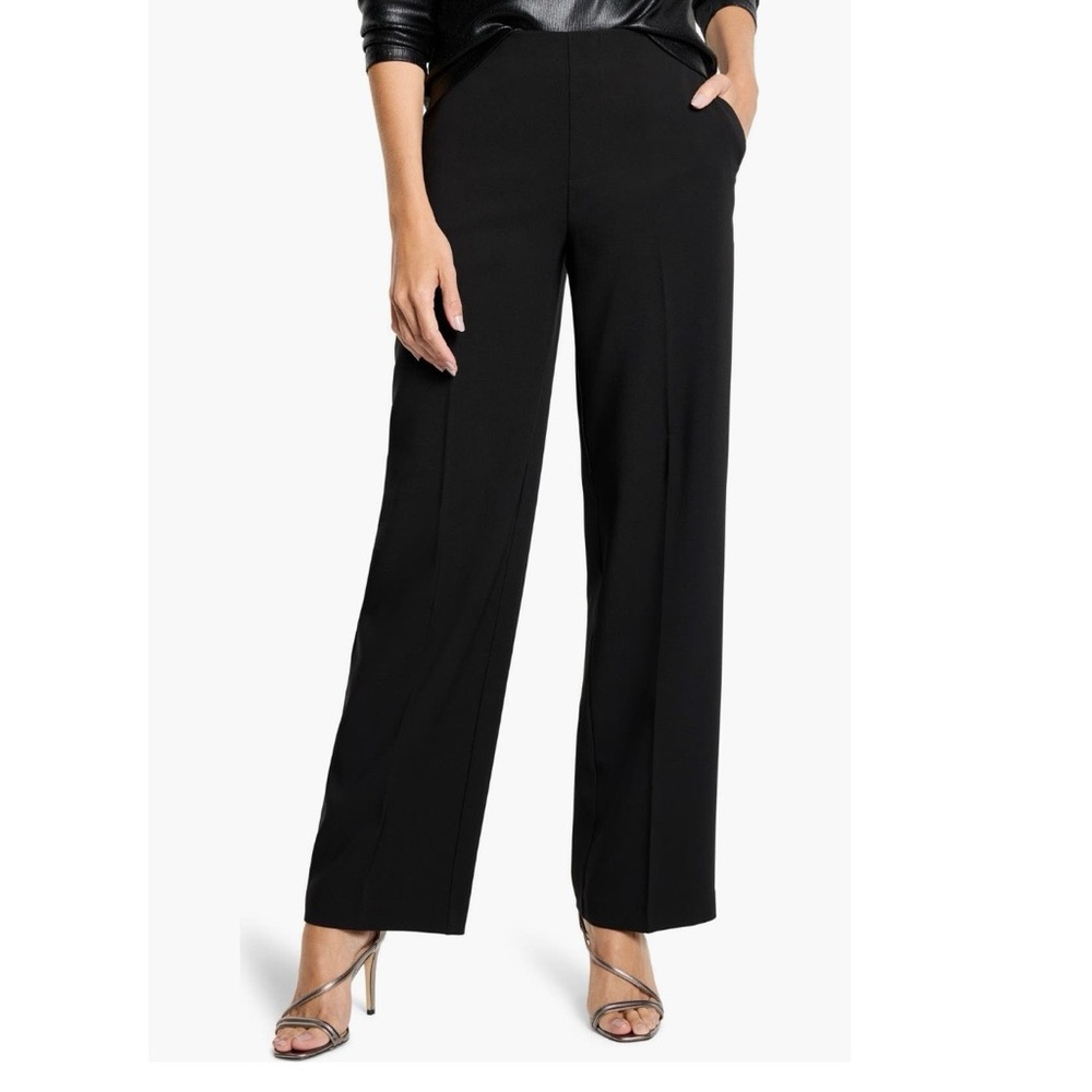 Nic + Zoe ponte wide leg pants